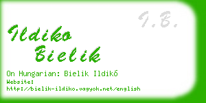 ildiko bielik business card
