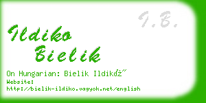 ildiko bielik business card